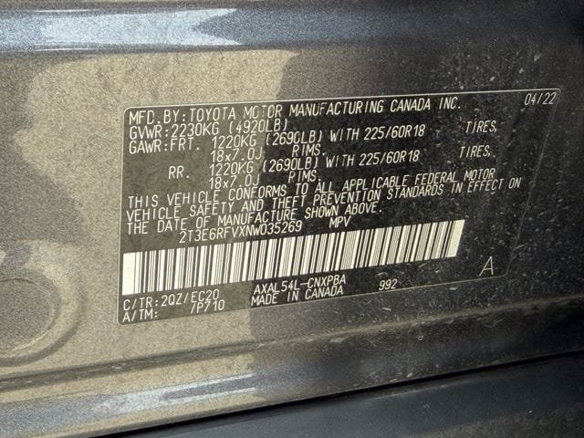 Certified 2022 Toyota RAV4 XSE AWD/4WD image 27