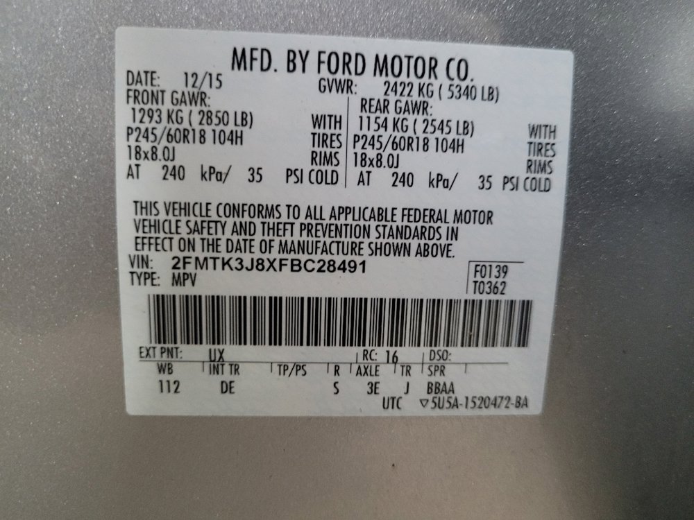 Used 2015 Ford Edge SEL FWD image 33
