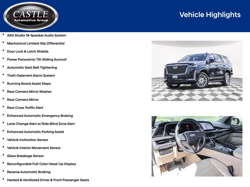 Used 2023 Cadillac Escalade Premium Luxury AWD/4WD image 7