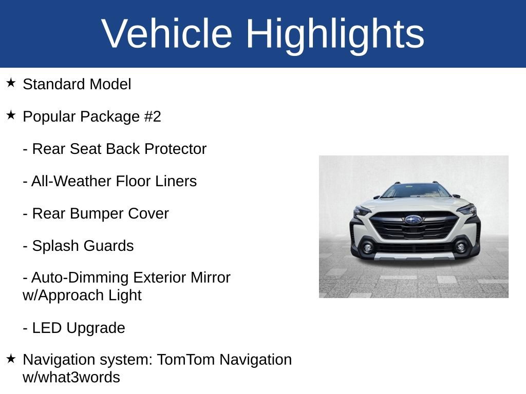 Used 2024 Subaru Outback Limited XT w/ Popular Package #2 AWD/4WD image 3