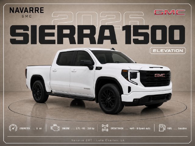 New 2026 GMC Sierra 1500 Elevation AWD/4WD image 1