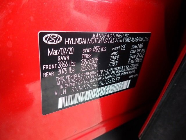 Used 2020 Hyundai Santa Fe SE image 21