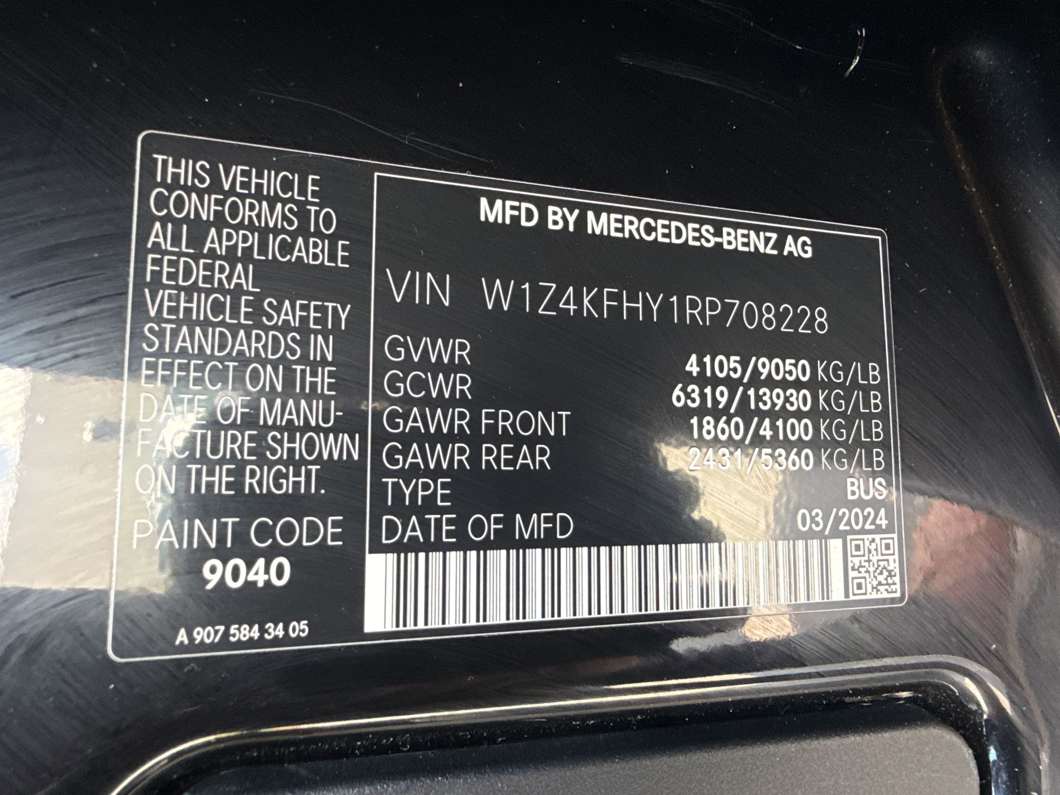 Used 2024 Mercedes-Benz Sprinter 2500 image 18