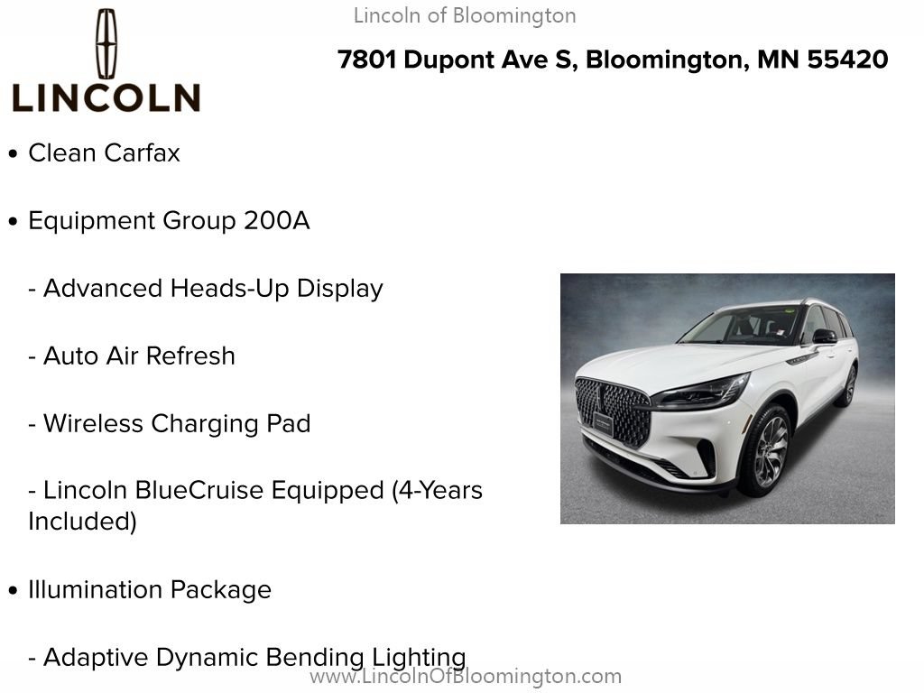 Certified 2025 Lincoln Aviator Reserve w/ Illumination Package AWD/4WD image 6