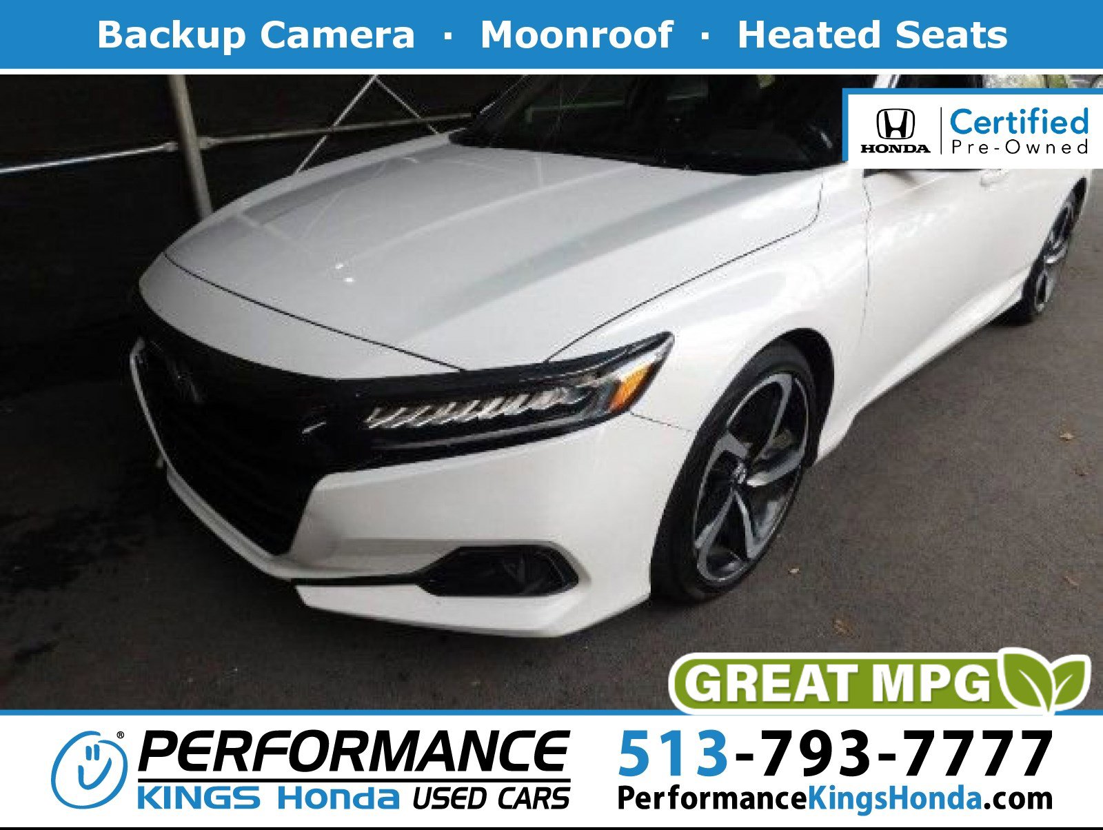 Certified 2022 Honda Accord Sport