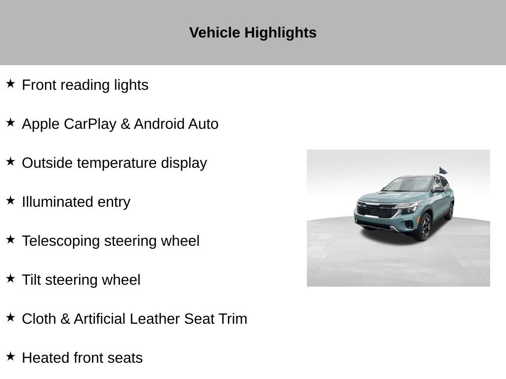 Certified 2026 Kia Seltos S AWD/4WD image 55