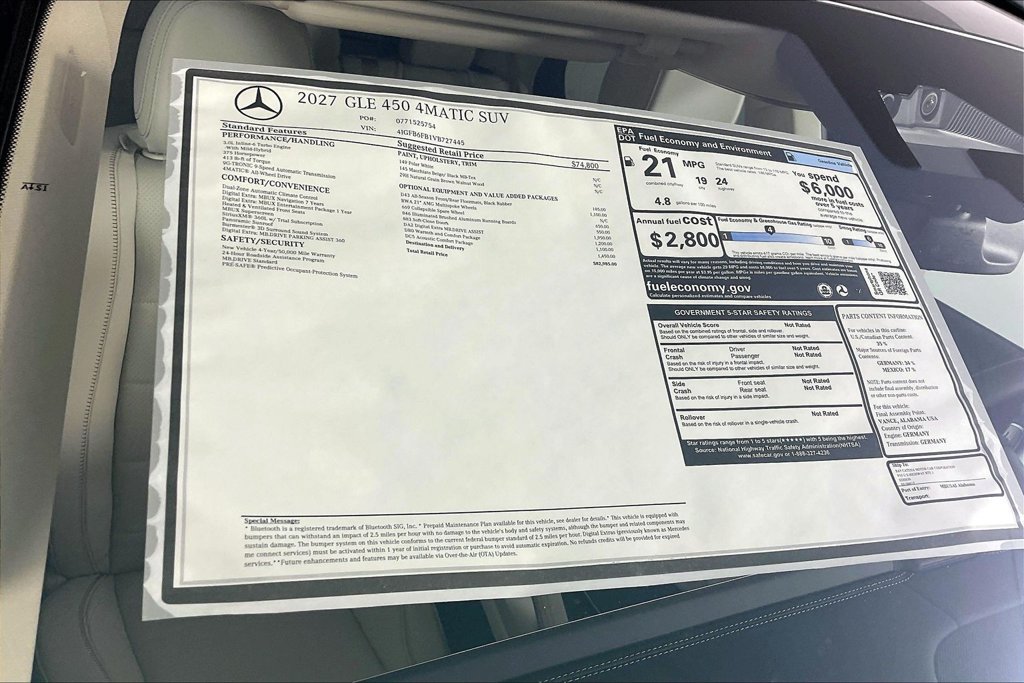 New 2027 Mercedes-Benz GLE 450 4MATIC image 13