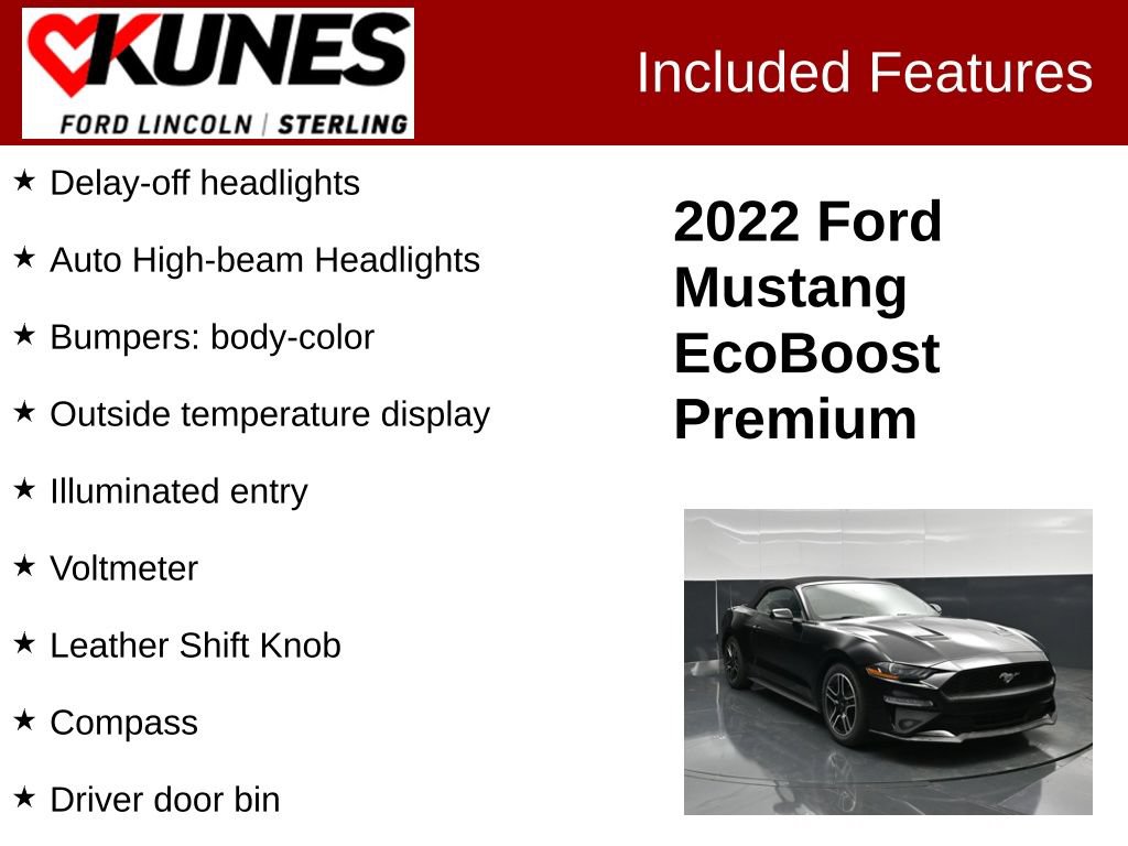 Used 2022 Ford Mustang Premium RWD image 3
