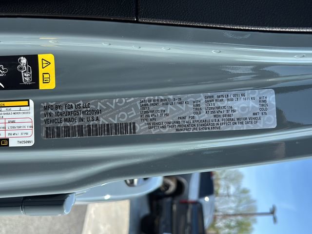 New 2026 Jeep Wrangler Unlimited Rubicon image 44