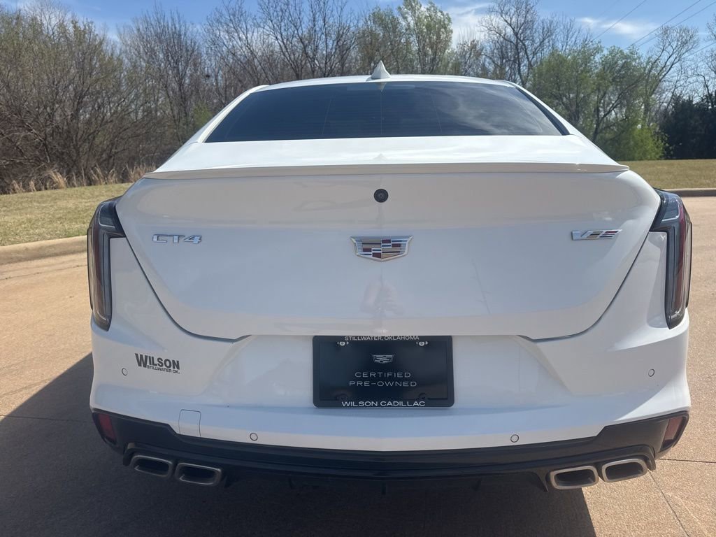 Certified 2024 Cadillac CT4 V w/ Technology Package RWD image 4