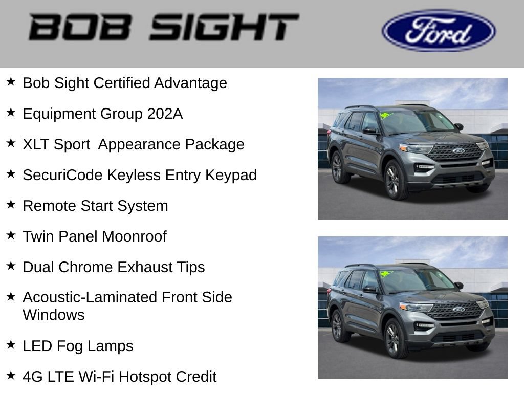 Used 2024 Ford Explorer XLT w/ Equipment Group 202A AWD/4WD video 3