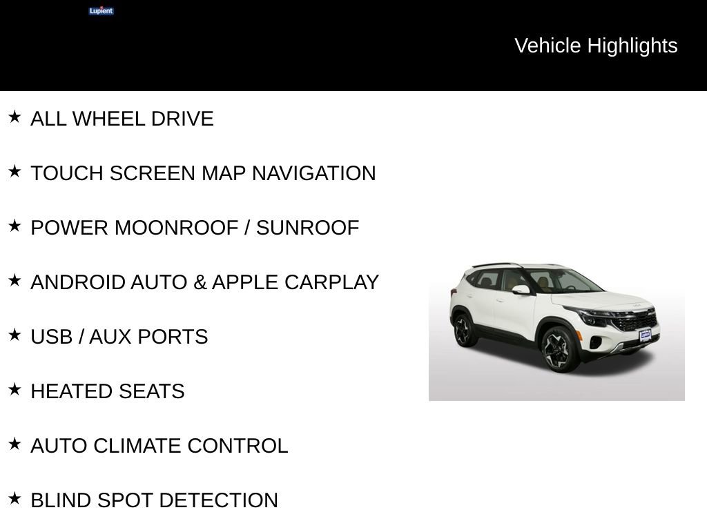 Certified 2024 Kia Seltos EX AWD/4WD image 8