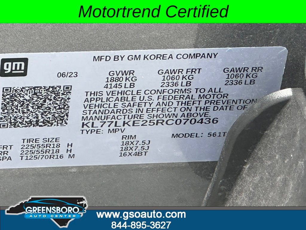 Used 2024 Chevrolet Trax ACTIV w/ Sunroof Package FWD image 45