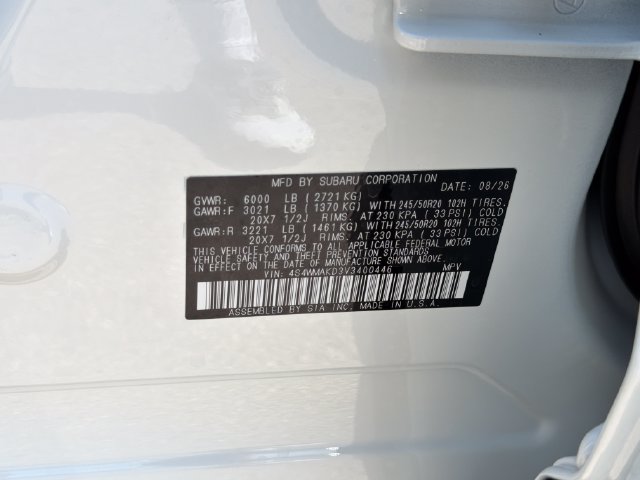New 2027 Subaru Ascent Touring AWD/4WD image 26