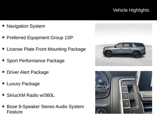 Certified 2022 Chevrolet Suburban RST w/ Sport Performance Package image 3