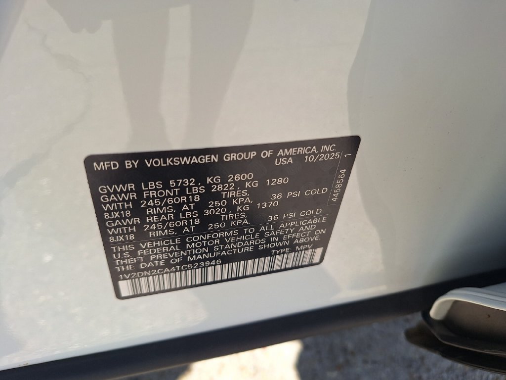 Certified 2026 Volkswagen Atlas SE FWD image 30