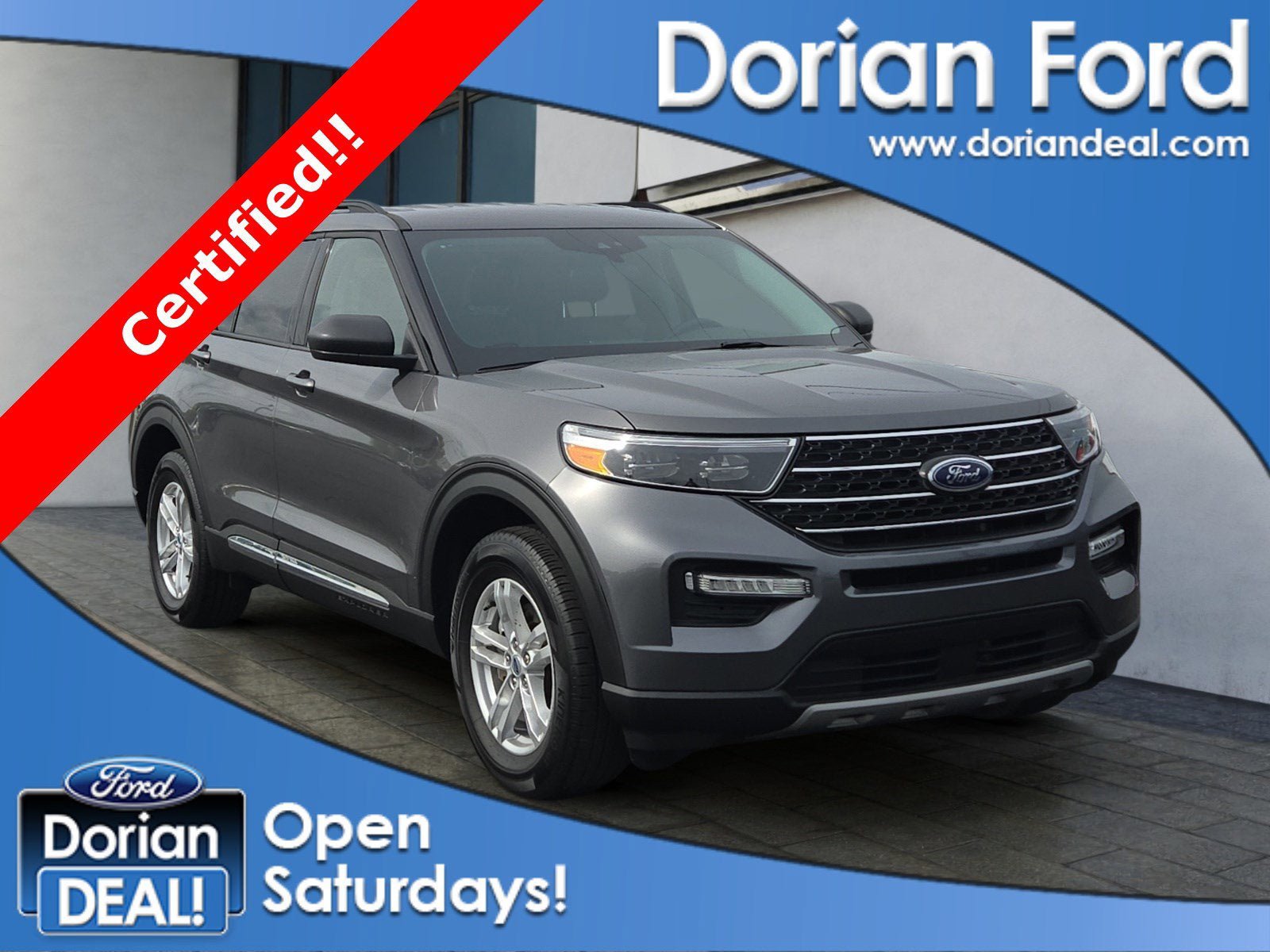 Certified 2023 Ford Explorer XLT w/ Equipment Group 202A AWD/4WD image 1