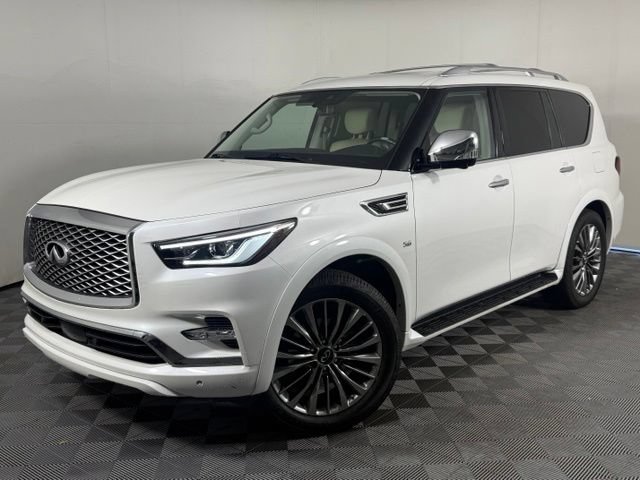 Used 2020 INFINITI QX80 Luxe w/ Sensory Package RWD image 2