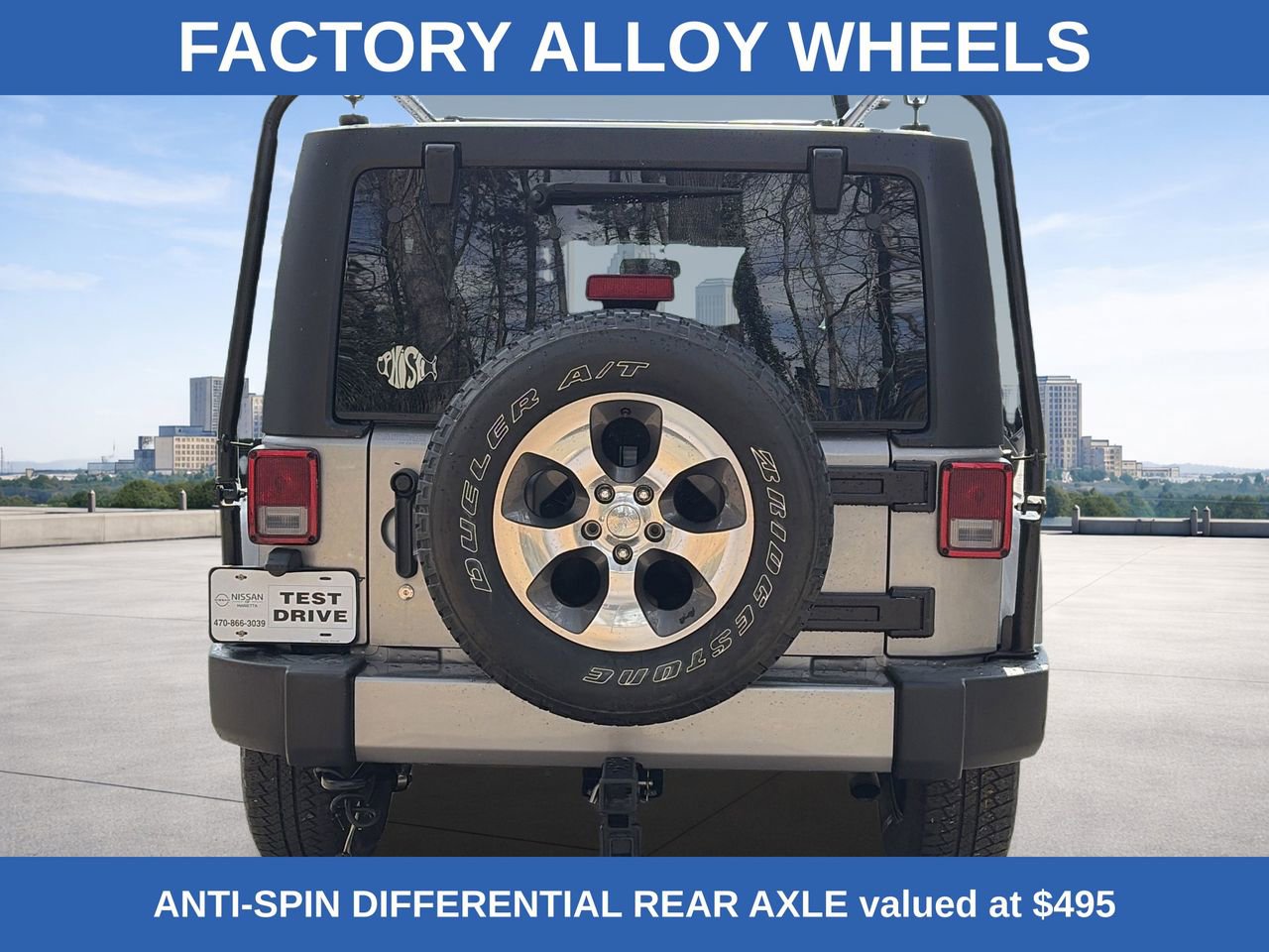 Used 2017 Jeep Wrangler Unlimited Sahara w/ Connectivity Group image 4