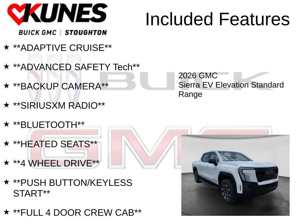 New 2026 GMC Sierra EV Elevation AWD/4WD image 2