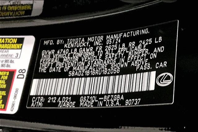 Used 2024 Lexus ES 350 w/ Premium Package image 39