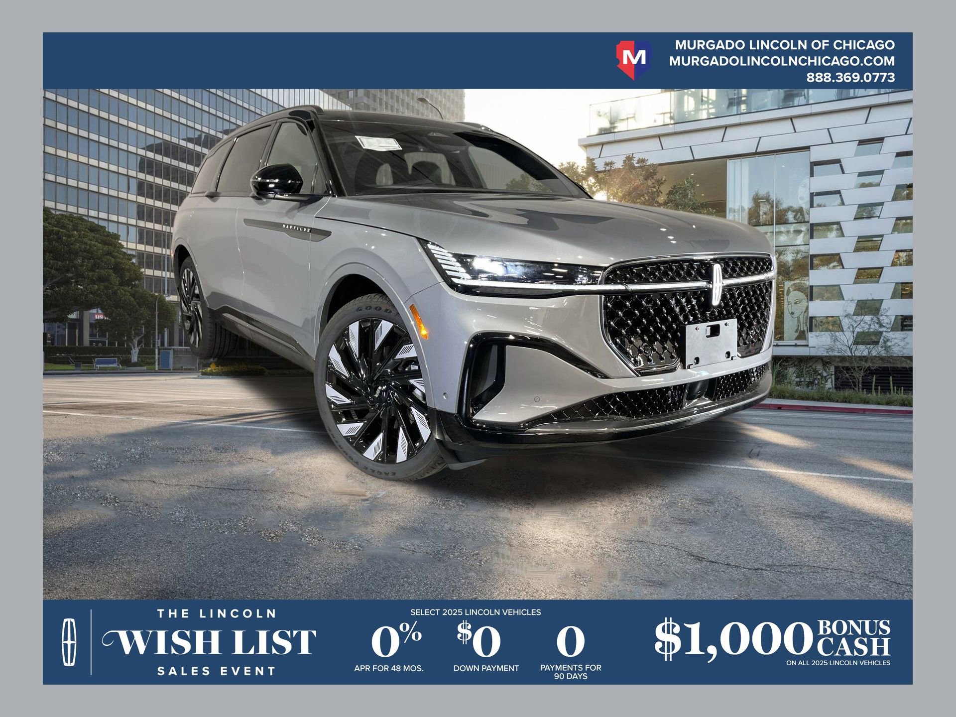 New 2024 Lincoln Nautilus Reserve w/ Equipment Group 202A