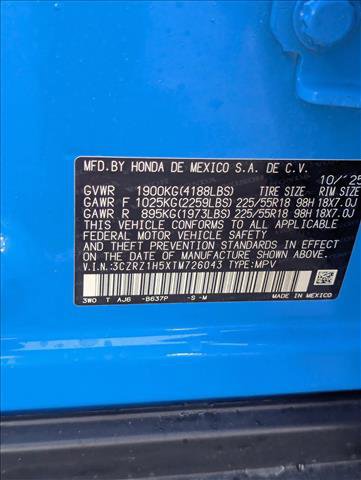 New 2026 Honda HR-V Sport image 16