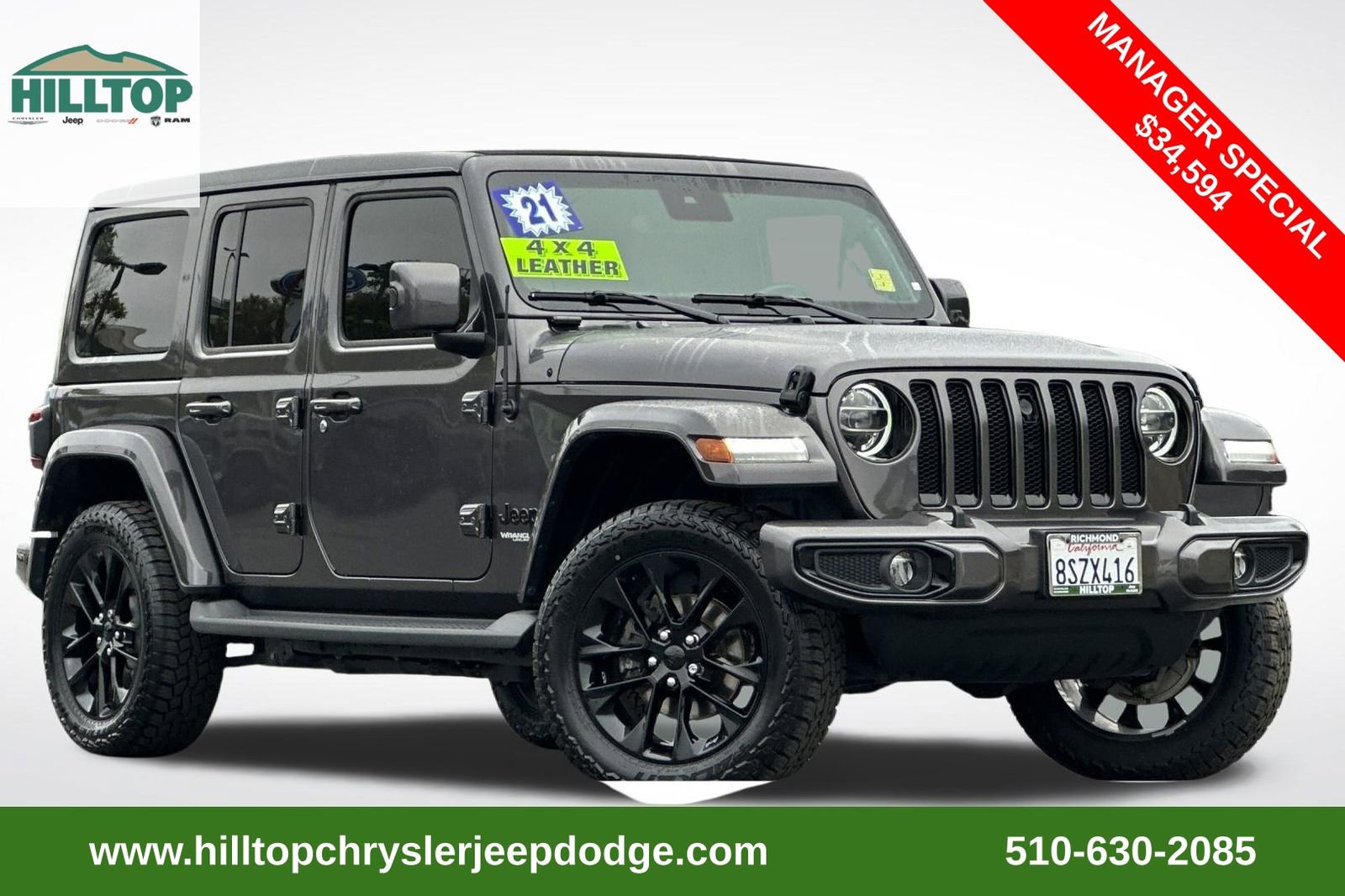 Used 2021 Jeep Wrangler Unlimited Sahara image 1