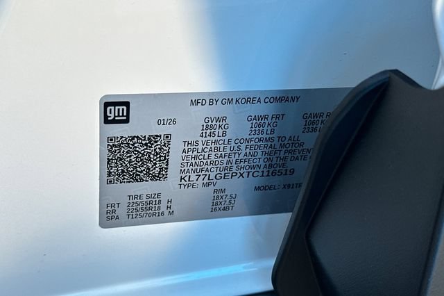 New 2026 Chevrolet Trax RS w/ Sunroof Package FWD image 38