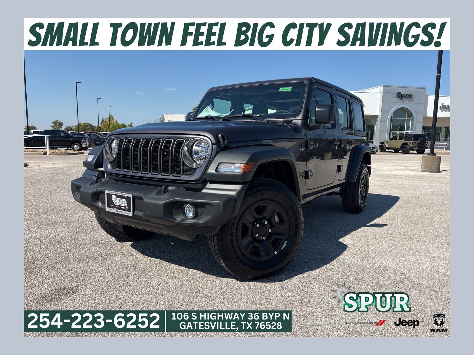 New 2026 Jeep Wrangler Unlimited Sport