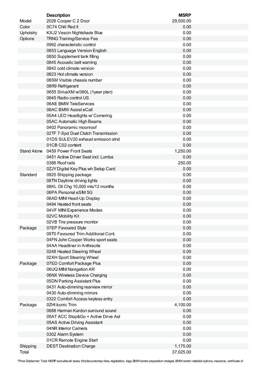 New 2026 MINI Cooper 2-Door Hardtop FWD image 12