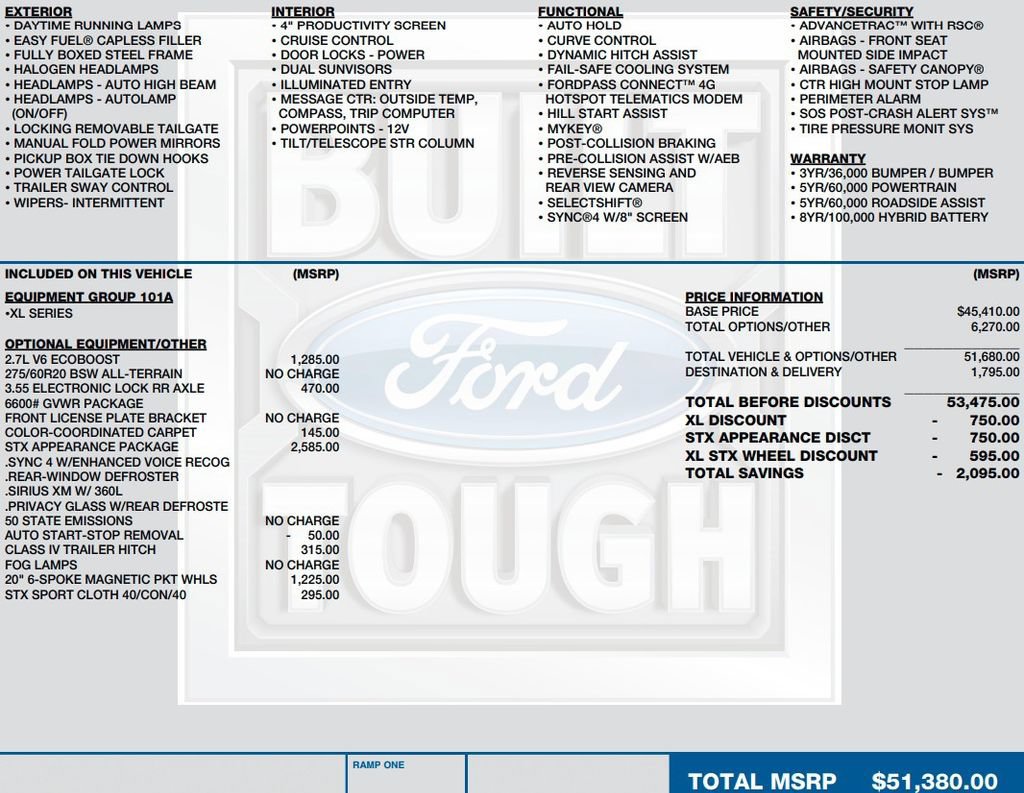 Used 2023 Ford F150 XL w/ STX Appearance Package AWD/4WD image 2