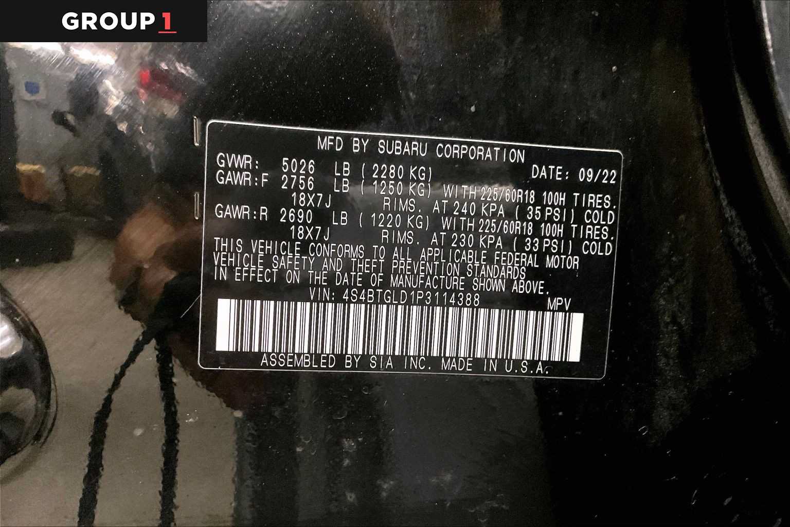 Certified 2023 Subaru Outback Onyx Edition XT AWD/4WD image 37