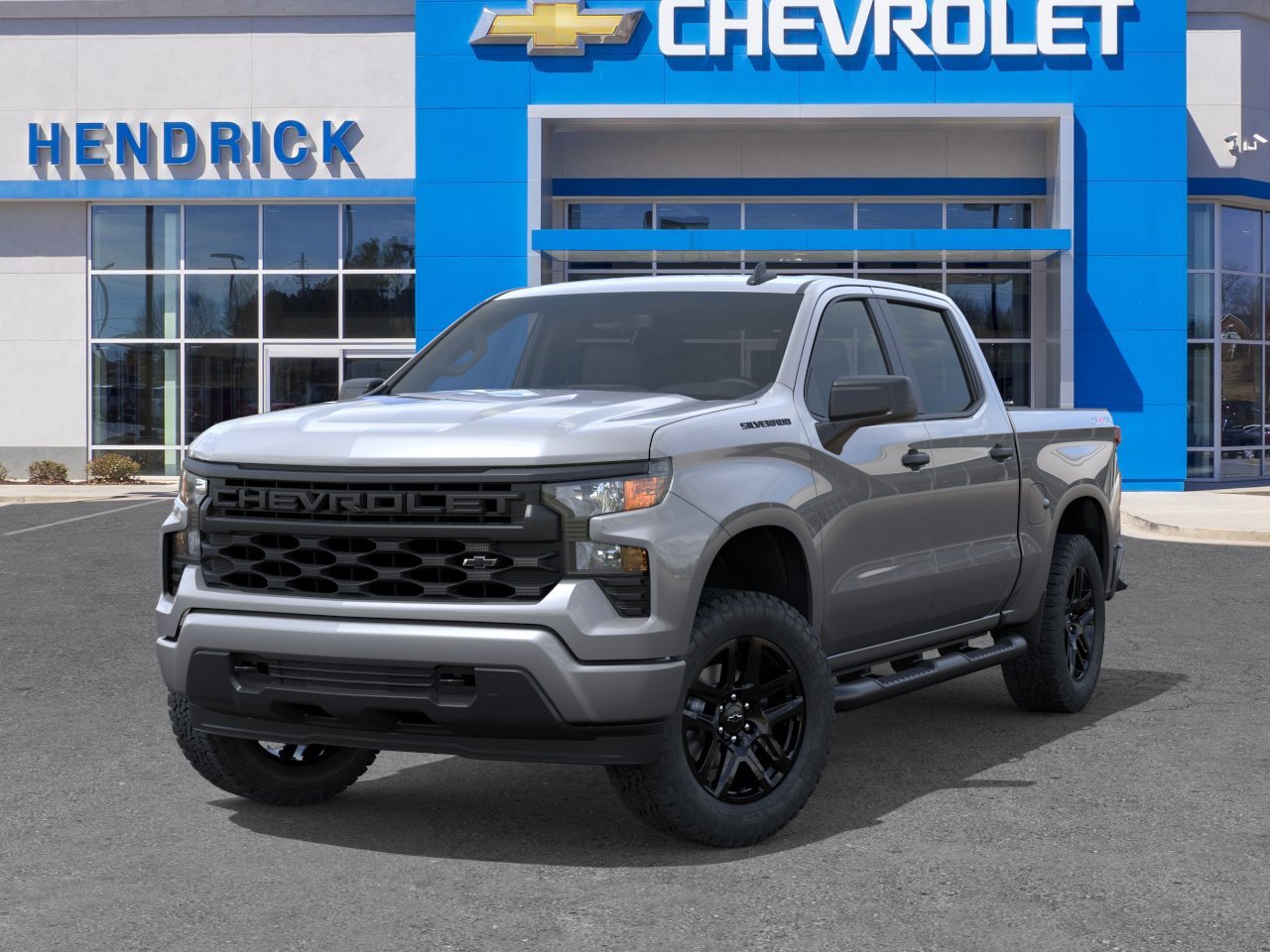 New 2026 Chevrolet Silverado 1500 Custom w/ Turbomax Blackout Package AWD/4WD image 8