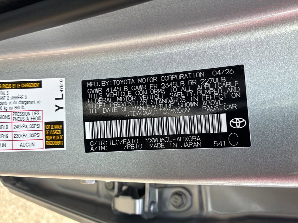 New 2026 Toyota Prius XLE FWD image 44