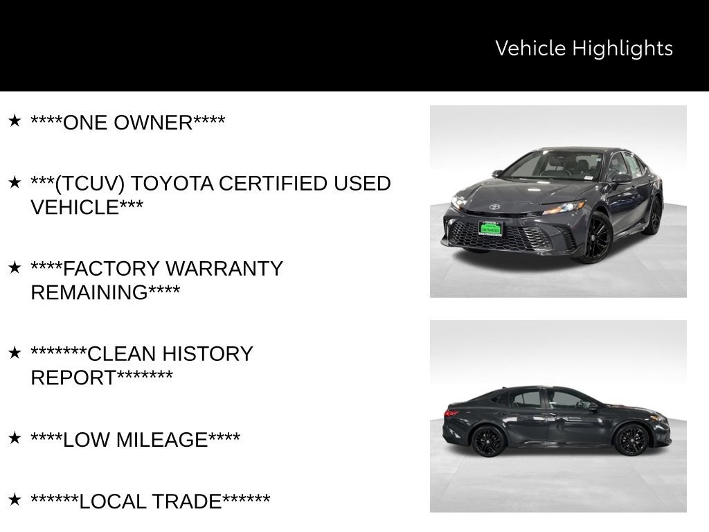 Certified 2026 Toyota Camry SE FWD image 44