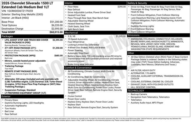 New 2026 Chevrolet Silverado 1500 LT image 27