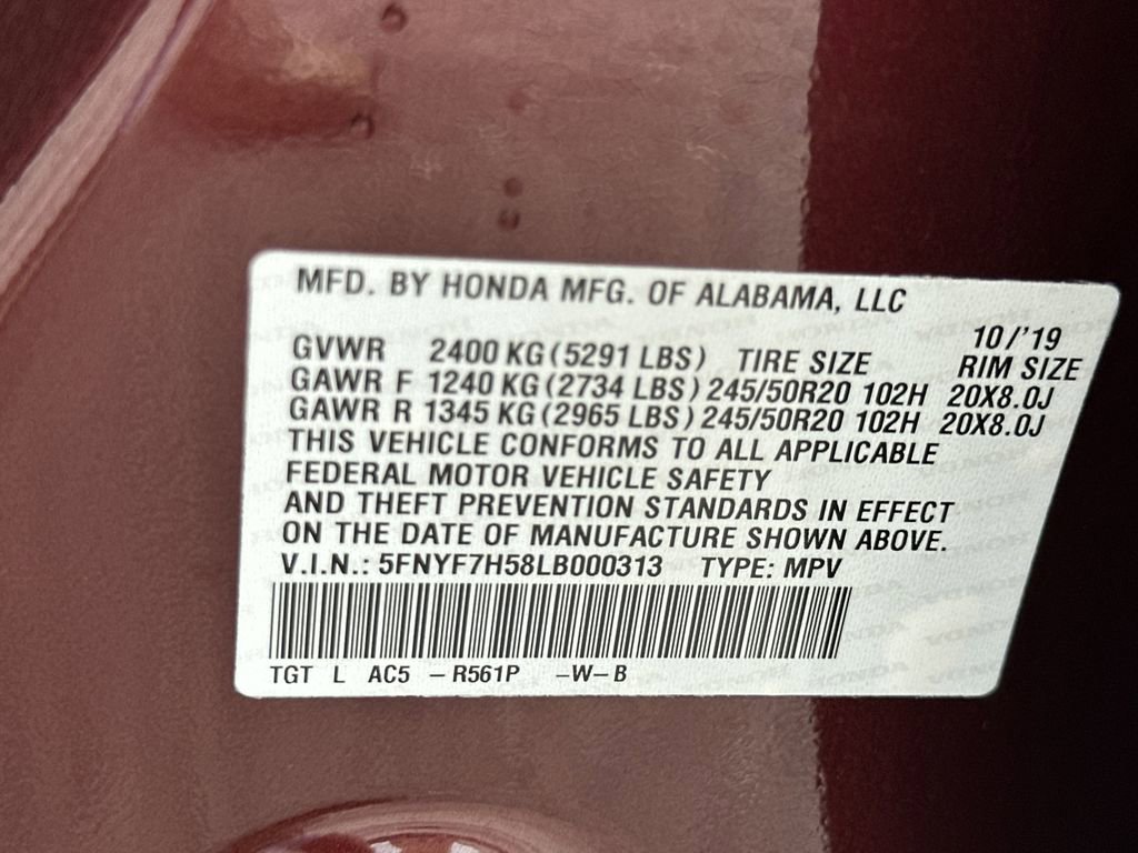 Used 2020 Honda Passport EX-L image 40