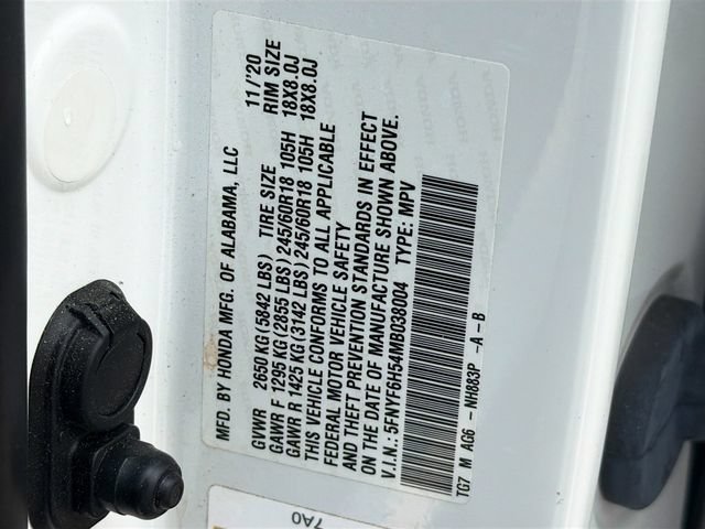Used 2021 Honda Pilot EX-L image 29