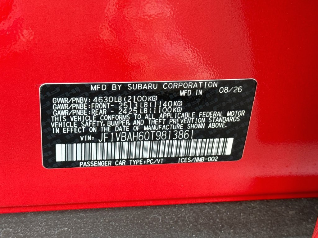 New 2026 Subaru WRX AWD/4WD image 30