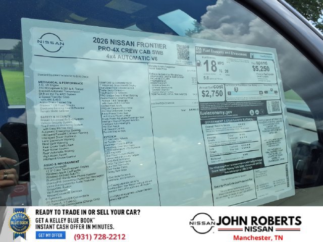 New 2026 Nissan Frontier PRO-4X w/ Tow Package AWD/4WD image 19