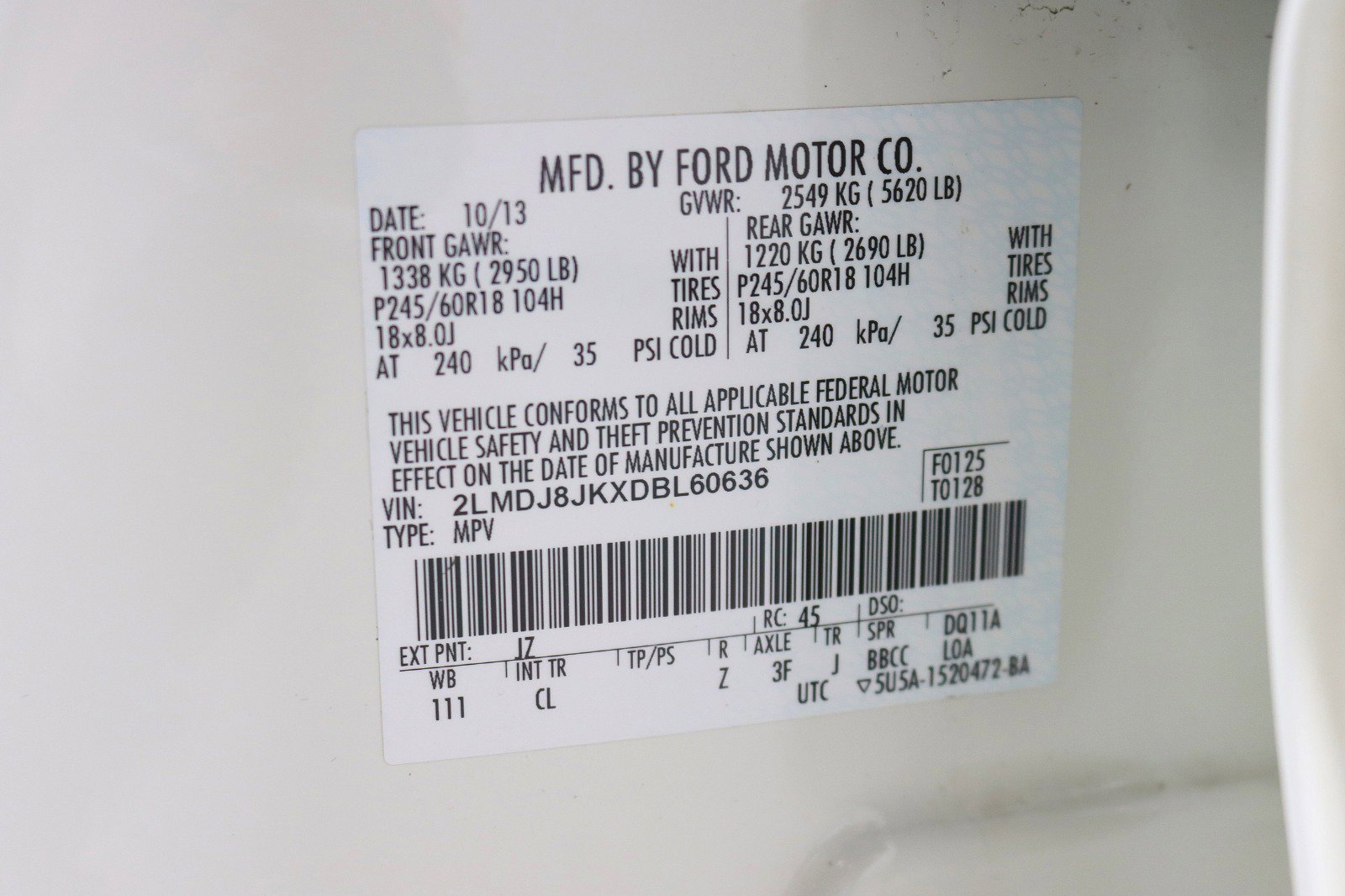 Used 2013 Lincoln MKX AWD image 37