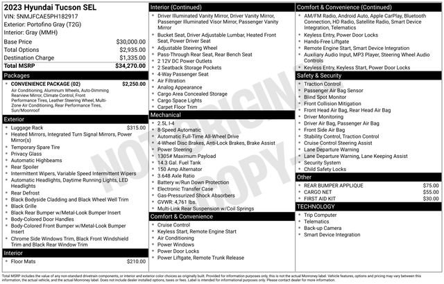 Certified 2023 Hyundai Tucson SEL w/ Convenience Package image 4