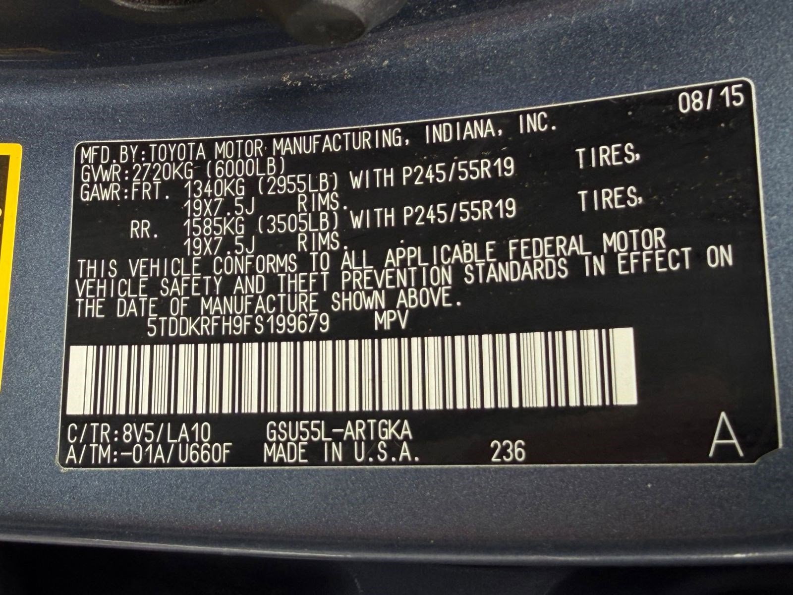 Used 2015 Toyota Highlander Limited Platinum image 19