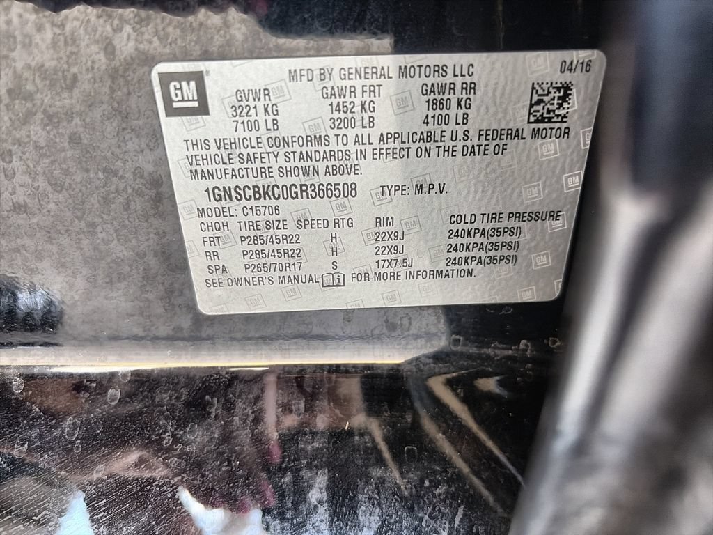 Certified 2016 Chevrolet Tahoe LT RWD image 35