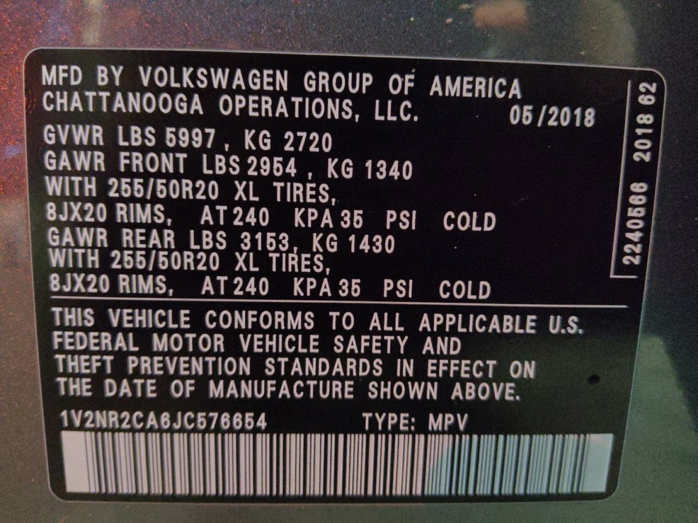 Used 2018 Volkswagen Atlas SEL Premium AWD/4WD image 33