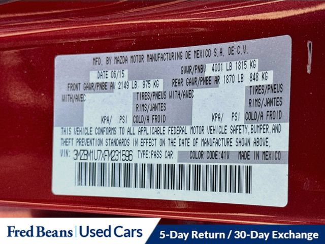 Used 2015 MAZDA MAZDA3 i Sport FWD image 28