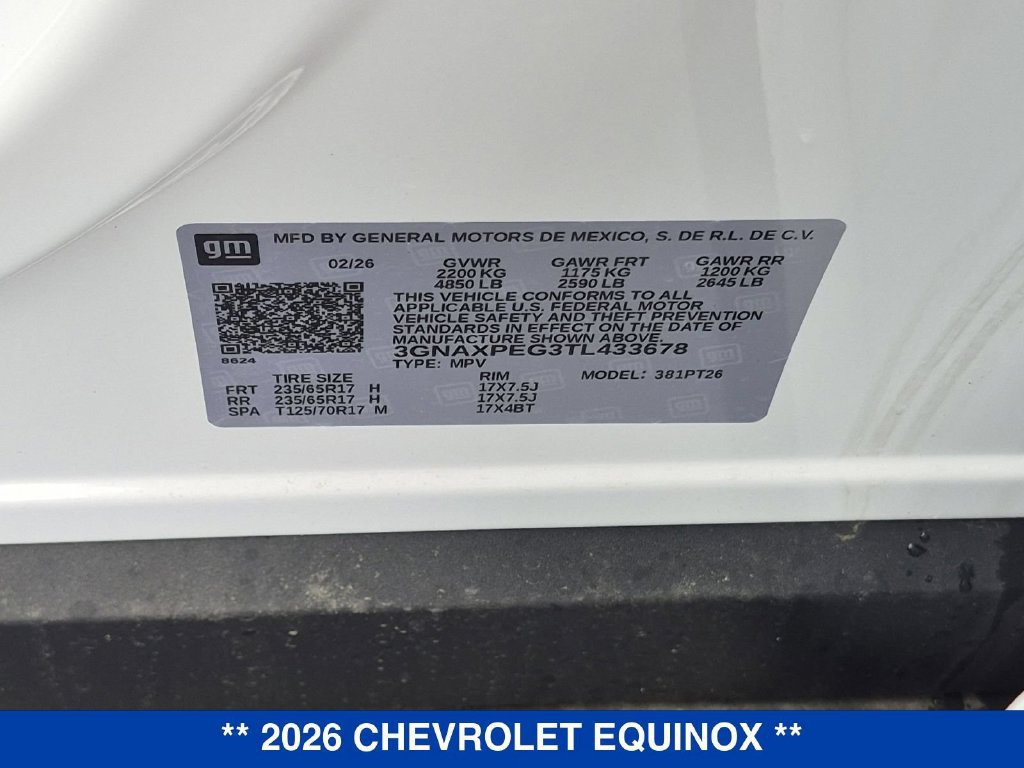 New 2026 Chevrolet Equinox LT w/ Safety and Technology Package AWD/4WD image 33