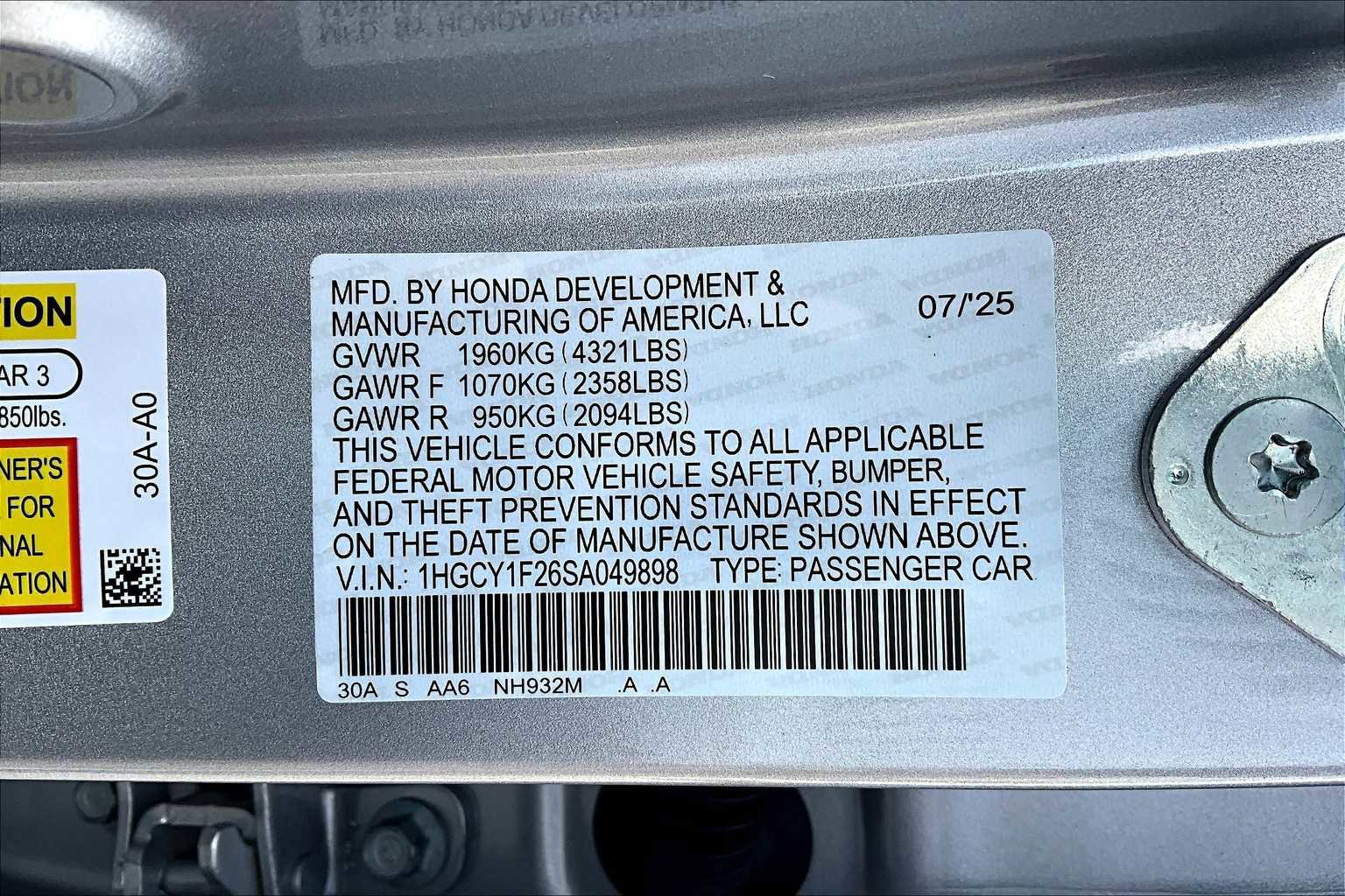 Used 2025 Honda Accord LX image 32