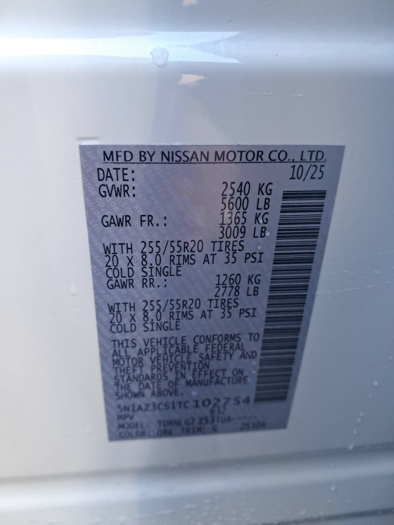 New 2026 Nissan Murano SL AWD/4WD image 50